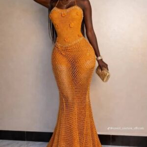 Robe de soirée sexy laine