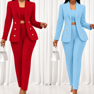 Ensemble tailleurs femme ( rouge , bleu)